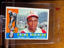 1960 Topps Vintage Baseball Card #490 FRANK ROBINSON HOF Card 