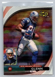 1999 UPPER DECK IONIX CARD # 35 Terry Glenn - New England Patriots - Picture 1 of 2