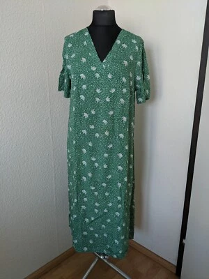 Mia Moda Damen Kleid grün weiß Größe 44 Blumenmuster - Bild 1 von 4