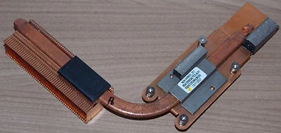 HP Compaq 6510b CPU Kupfer Kühler Cooper Heatsink ohne Lüfter Without Fan - Bild 1 von 2