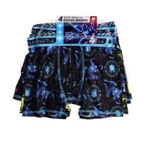Blue Beetle Athletic Boxer Briefs Moisture Wicking Stretch Boys XS 4-5 - Picture 1 of 5
