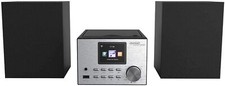 Auvisio IRS-500.mini 60W Micro-Stereoanlage - Silber/Schwarz