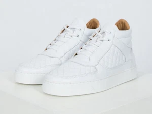 LEANDRO LOPES Sneaker, Leder, Gr.43, LL038-01 Mid Top Faisca White, Design, TOP - Bild 1 von 11
