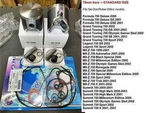 2000 01 02 03 Ski-doo 700 Summit_High Mark_X_Sport/02 Legend Pistons Rebuild KIT - Picture 1 of 3
