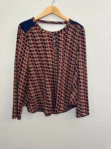 Miss Me Casual Chic Multi Red Shirt Size L - Picture 1 of 8