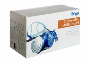Dräger Set X-plore 3300 + ABEK1 Hg P3 R D (juego de trabajadores químicos) - Imagen 1 de 1