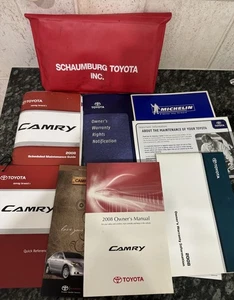 2008 Toyota CAMRY Factory Owners Manual Set & Case *OEM* LE XLE SE BOOKS 08 - Picture 1 of 6
