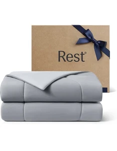 REST Evercool Kühldecke - Full/Queen - 90x90 - Cool Gray - Bild 1 von 5