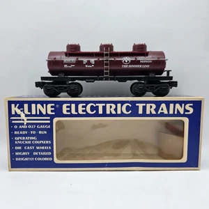 K-LINE O and O27 Gauge K-5410 Monon Tank Car The Hoosier Line NEW old stock CIB - Picture 1 of 10