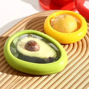 Silicone Keep-Fresh Containers for Fruits and Vegetables, 4-Piece Set for Fridge - Picture 1 of 7