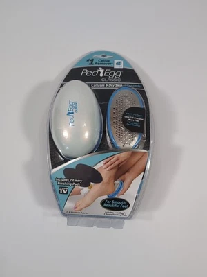 Removedor de callos clásico PedEgg como se ve en los callos de TV piel seca almohadilla esmerilada NUEVO Foto 1 de 4