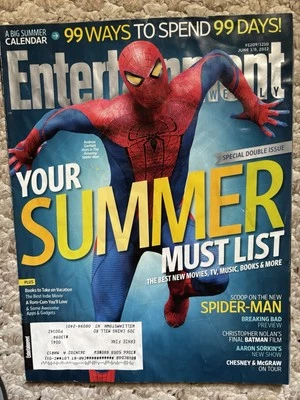Entertainment Weekly (June 8, 2012) Spider-Man, Summer Must List Breaking Bad - Image 1 of 2