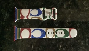 White Silicone Apple Watch Band Coach Fit 42/44/45/49mm Watch strap - Zdjęcie 1 z 4