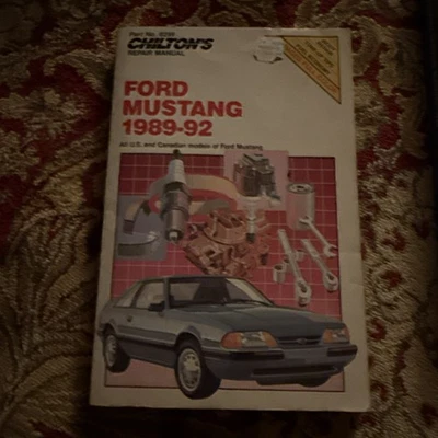 Chilton Ford Mustang 1989-1992 Repair Manual Part # 8299 - Image 1 of 4