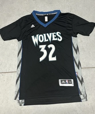 Camiseta Adidas Karl-Anthony Towns #32 Minnesota Timberwolves NBA para hombre M negra Foto 1 de 4