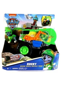 Paw Patrol ROCKY RESCUE WHEELS Recycle Truck Pup & Vehicle  - Picture 1 of 5