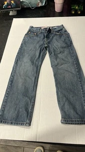 Levi's Strauss & Co  550 Boys' Blue Denim Jeans, Casual Cotton, Size 8 Slim - Picture 1 of 11