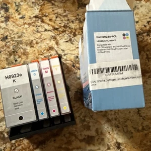 4 Stück Ersatz 923e Drucker Tintenpatronen für HP OfficeJet Pro 8135e 8138e - Bild 1 von 4