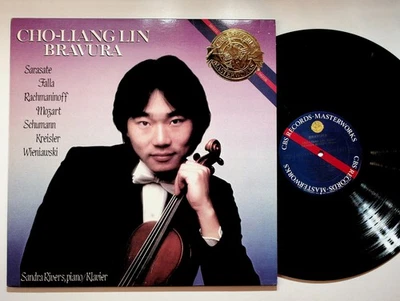 Cho-Liang Lin Bravura LP Record 1987 CBS Masterworks Classical 33 RPM Foto 1 de 2