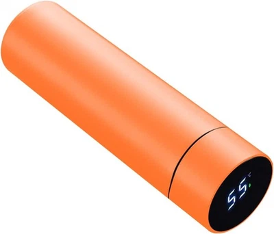 Botella de agua inteligente frasco de vacío de acero inoxidable, taza de viaje con tacto LCD inteligente  Foto 1 de 4