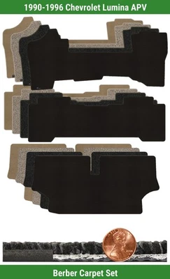 Juego de alfombrillas bereber personalizadas para Chevrolet Lumina APV 1990-1996 (3 piezas) #EK4 Foto 1 de 4