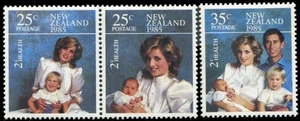 New Zealand 1985 Health Set Prince of Wales Family MNH - SG 1372-4 - Picture 1 of 1