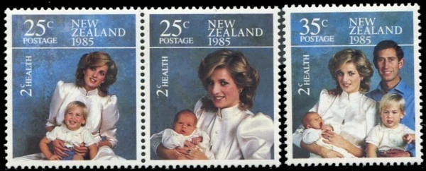 New Zealand 1985 Health Set Prince of Wales Family MNH - SG 1372-4 - Image 1 of 1
