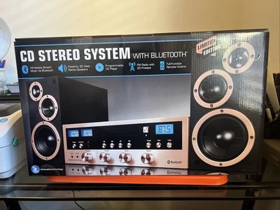 Innovative Technology ITCDS5000 Classic CD Stereo System with Bluetooth Open Box - Image 1 of 4