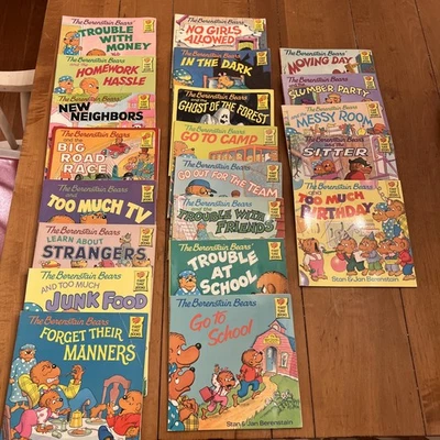 Vintage Easy Reading Books 1980s 90s Lot of 21 Berenstain Bears by Jan Bernstein - Image 1 of 4