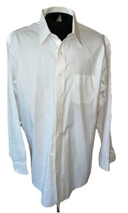Camisa Brooks Brothers Para Hombre 17 1/2-6/7 Algodón Blanco Abotonada Manga Larga - Imagen 1 de 3