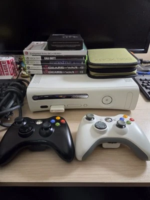Microsoft Xbox 360 Pro 120 GB with Game Lot and All Authentic Microsoft Products - Image 1 of 4