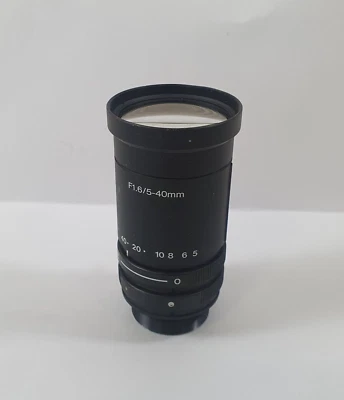 Kowa LMVZ540  F1.6/5-40mm  1/3" Varifocal Manual Iris Lens  - O27 - Image 1 of 4