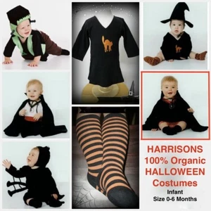 NEW 100% Cotton Harrison's VAMPIRA Infant Baby Halloween Costume 0-6Mos NWT - Picture 1 of 4
