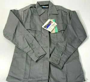 NWT BLAUER WOMEN'S STREETGEAR 8703W LS SHIRT GREY SMALL (31-33) - Picture 1 of 3