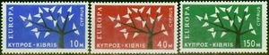 Zypern 1963 3er Set SG224-226 Fine VLMM - Bild 1 von 1