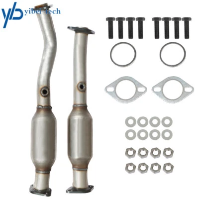 Left & Right Catalytic Converter For Nissan Titan 5.6L 2004 2005 2006 2007-2015 - Image 1 of 4
