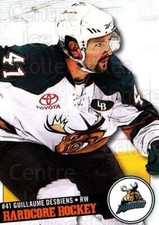 2008-09 Manitoba Moose #20 Guillaume Desbiens