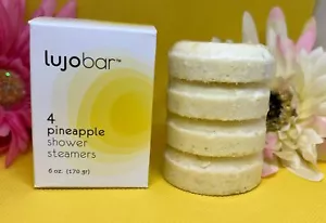 Lujobar 4 Pineapple Shower Bath Spa Steamers Vegan 6 oz/170g New Sealed - Picture 1 of 4