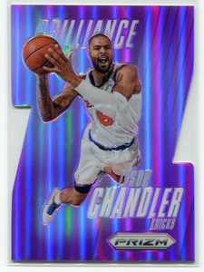 2013-14 Panini Prizm Brilliance Prizms Purple Die Cut 1 Tyson Chandler 47/49