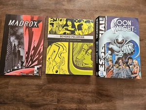 3 Book Lot Graphic Novels, Moon Knight Essential Vol 1 Madrox Beyond Palomar - Picture 1 of 4