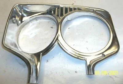 1966 PLYMOUTH FURY LH HEADLIGHT BEZEL SPORT FURY I II III NICE ORIGINAL - Image 1 of 4