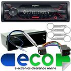 Sony Mechless CD MP3 AUX USB Stereo Player & Fitting Kit fit VW Polo MK3 99-03