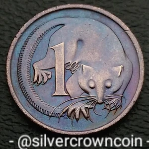 Australia 1 Cent 1977. KM#62. One Penny coin. Feather-tailed Glider. Animals.  - Picture 1 of 7