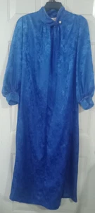 Abrigo de casa Christian Dior azul para mujer azul/dorado con ribete de cuerda floral talla - Imagen 1 de 5
