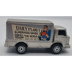 Vintage Corgi Juniors Leyland Terrier Daily Planet Superman Truck Silver - Picture 1 of 5