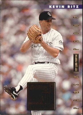 1996 Donruss Press Proofs #383 Kevin Ritz /2000 - NM-MT - Image 1 of 2