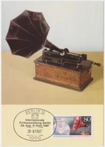 Alemania Maxi 1987, fonógrafo doméstico Edison de 1906, como nuevo - Imagen 1 de 1