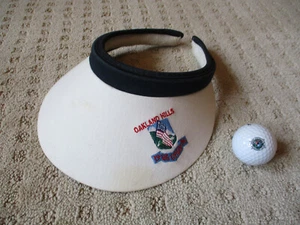Sombrero gorra de golf Oakland Hills Country Club 1996 US ABIERTO visera de golf CC damas y pelota * - Imagen 1 de 7