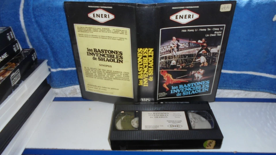 VHS - Los Bastones invencibles de shaolin - SHAOLIN INVINCIBLE STICKS - 1978 - Bild 1 von 1