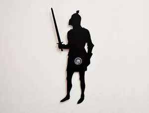 Cavaliere Guerriero con Sagoma Spada - Gancio da Parete / Appendiabiti / Appendiabiti Chiave - Foto 1 di 3